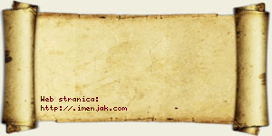 Hana Okanović vizit kartica